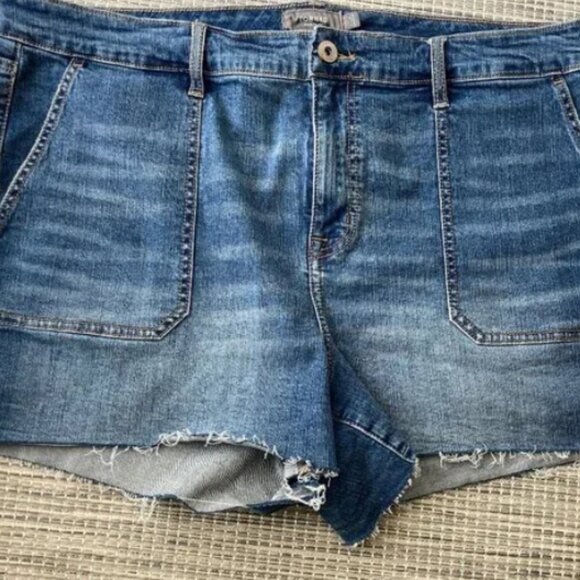 Torrid Denim Cut Off Shorts 20 - Picture 2 of 5